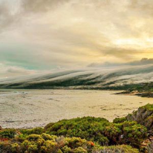 Morning Fog at Yallingup South West Australia Beach Photography, by Chris Burton.  Yallingup, near Dunsborough in the Margaret River region.