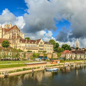 The Village of Auxerre, France International Landscape Photography, by Chris Burton.  